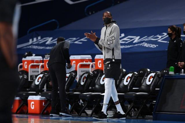 yl7703永利-KD缺阵也能轰147分 哈登欧文率领篮网9人上双